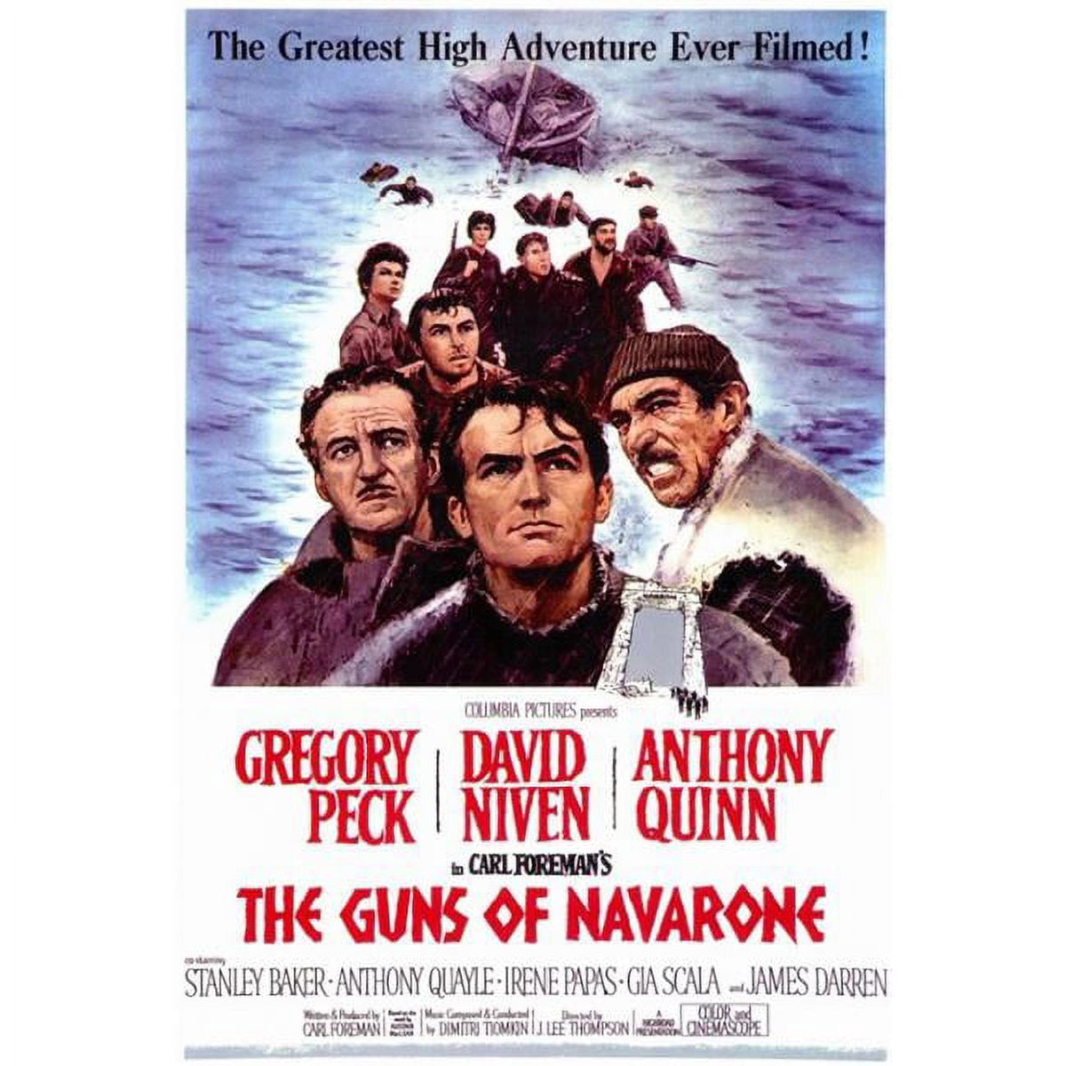 The Guns of Navarone movie poster print 27x40