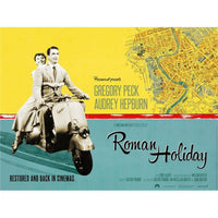 Roman Holiday Movie Masterprint Poster - Classic film art print