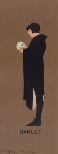 Hamlet Poster Print by William Nicholson, 1898 artwork.