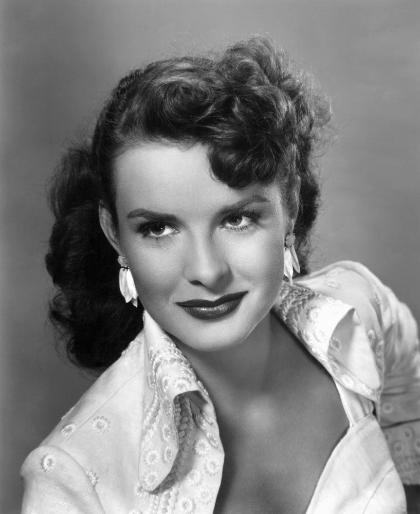 Pickup On South Street movie poster print featuring Jean Peters, 1953.