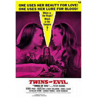 Twins of Evil Movie Poster Print in 27x40 size