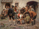 Die Kraftprobe (1898) art print by Franz von Defregger, showcasing emotion and strength.