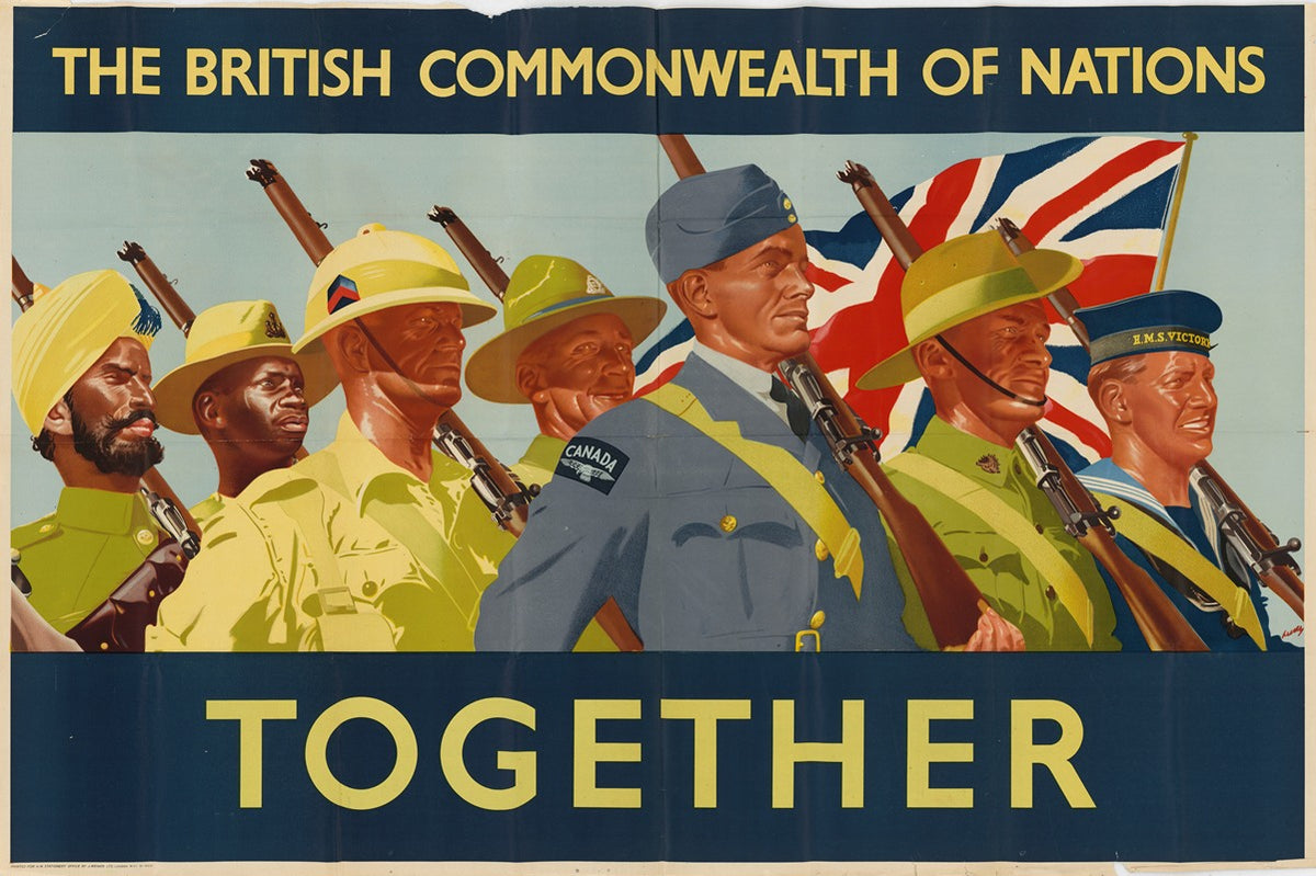 British Commonwealth National Together Poster Print, available in multiple sizes.