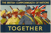 British Commonwealth National Together Poster Print, available in multiple sizes.
