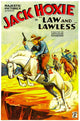 Law and Lawless movie masterprint poster featuring Jack Hoxie, 11 x 17.