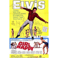 Girl Happy Movie Poster Print 27x40 vibrant decor