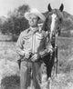Gene Autry with his horse Champion portrait print