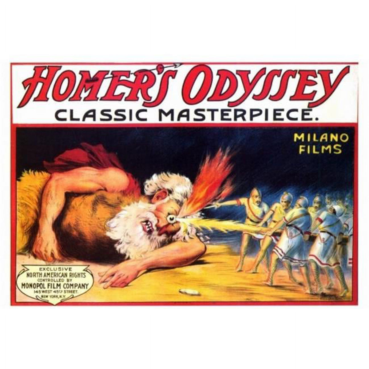 Homer's Odyssey Movie Poster Print in 27x40 size