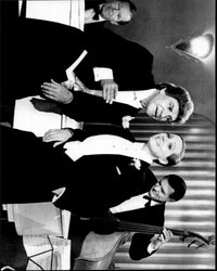 Black and white photo print of Robert Preston and Julie Andrews in Victor/Victoria