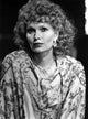 Mia Farrow portrait wearing floral dress and necklace photo print