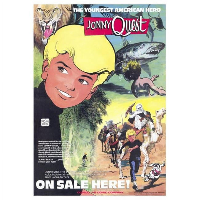 Jonny Quest Movie Poster Print showcasing classic adventure art in 27x40 size.