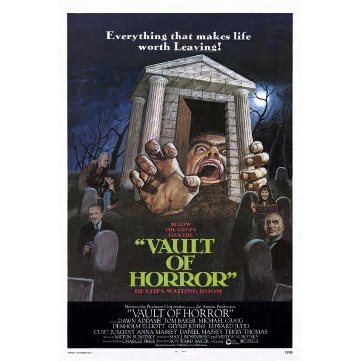 Vault of Horror Movie Poster Print in 27x40 size featuring classic horror art.