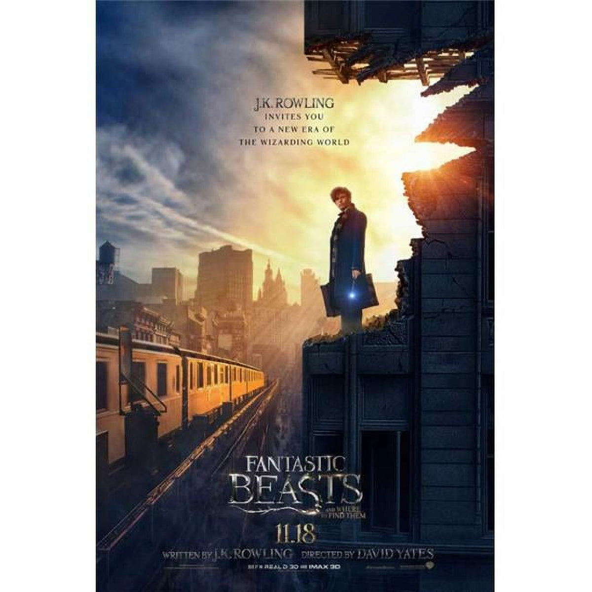 Fantastic Beasts and Where to Find Them movie poster 11x17