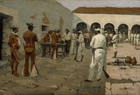 The Mier Expedition: The Drawing of the Black Bean Poster Print by Frederic Remington