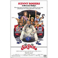 Six Pack Movie Poster Print showcasing vibrant colors and classic cinema design.