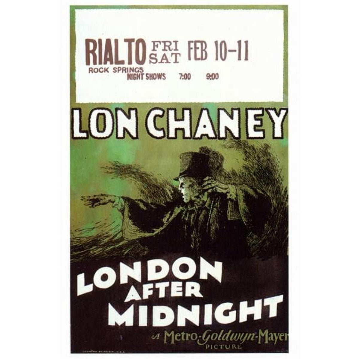 London After Midnight Movie Poster Print 27x40