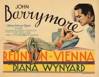 Reunion In Vienna Movie Masterprint Poster featuring Diana Wynyard and John Barrymore, 1933