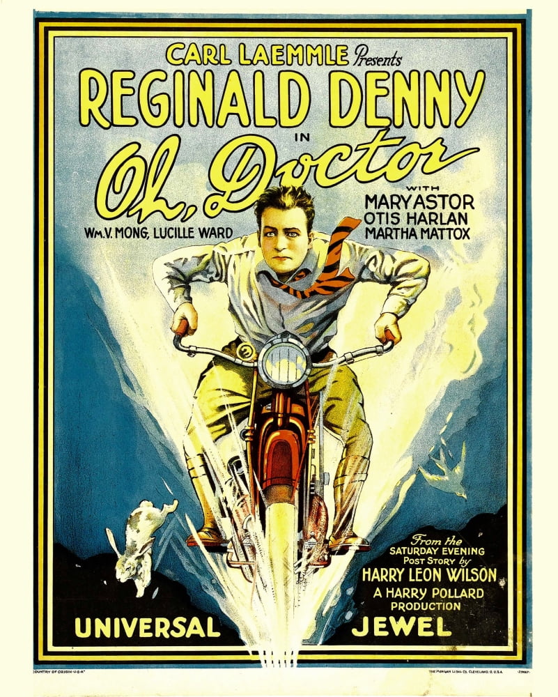 Oh Doctor Movie Masterprint Poster by Reginald Denny - 11x17