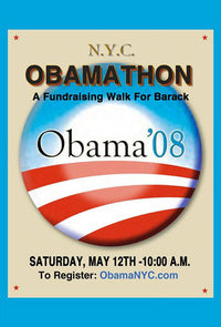 Barack Obama Obamathon Campaign Poster - 11x17