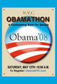 Barack Obama Obamathon Campaign Poster - 11x17