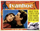 Ivanhoe movie poster print featuring Robert Taylor from 1952.