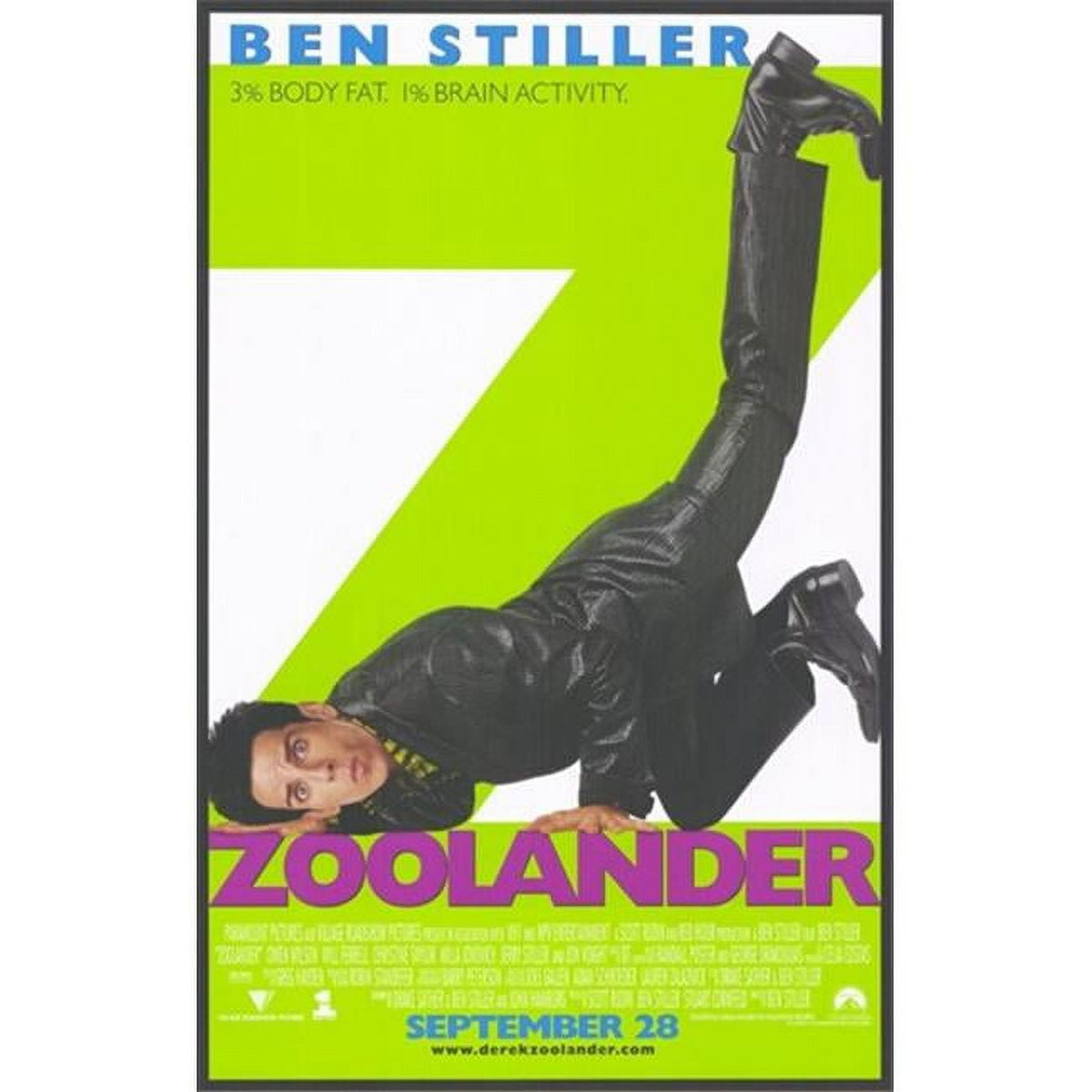 Zoolander Movie Poster 11x17 featuring iconic characters