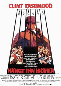 Hang 'Em High movie poster featuring Clint Eastwood, 1968