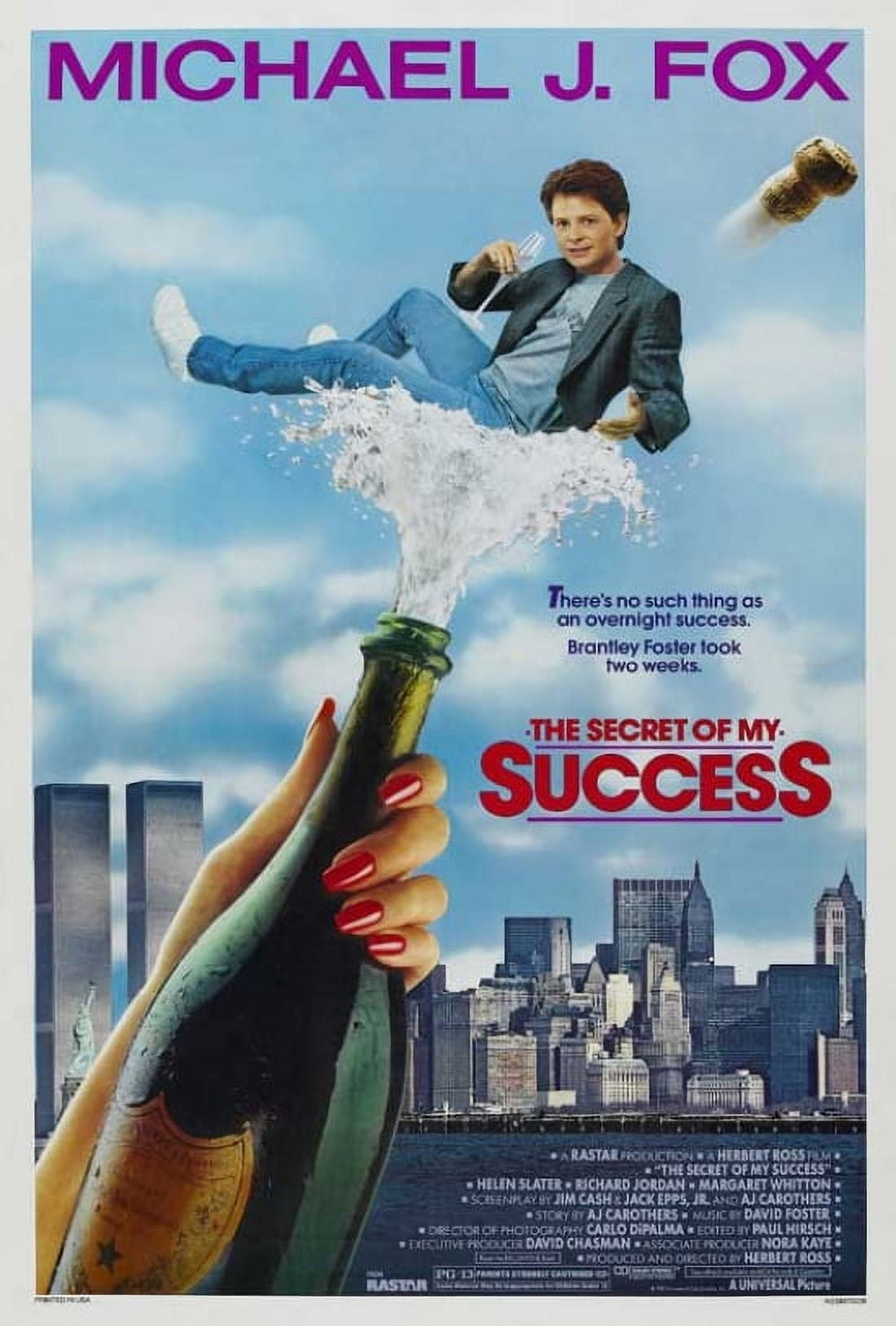 The Secret of My Success movie poster print - 11x17