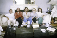 The Bee Gees family photo print featuring the iconic band with their parents.