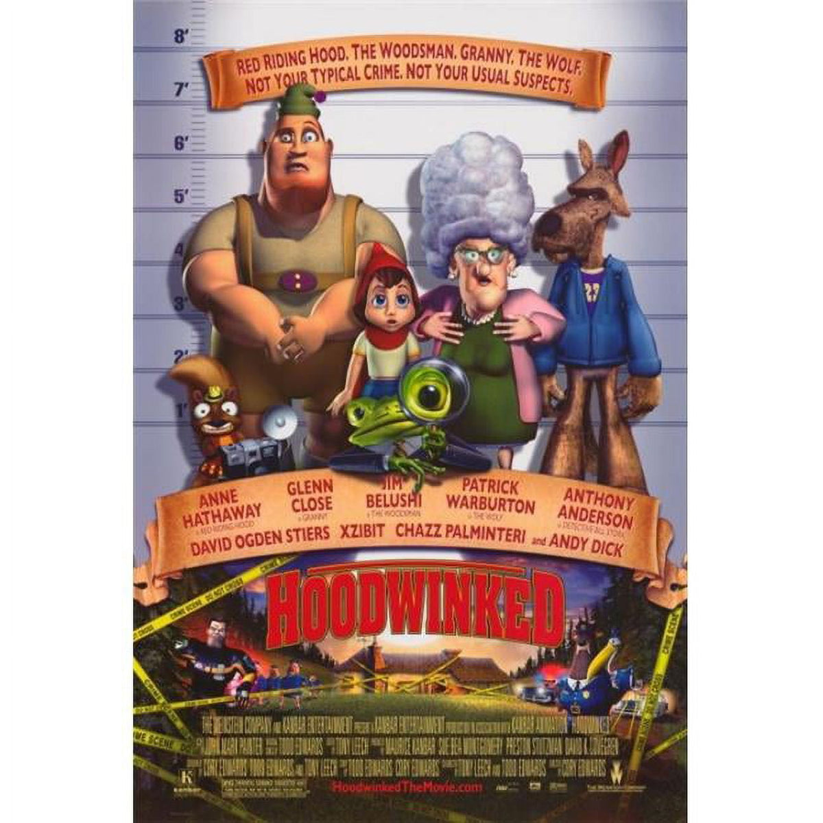 Hoodwinked Movie Poster Print - vibrant animated film art.