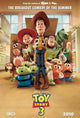 Toy Story 3 Movie Poster 27x40 featuring Woody and Buzz Lightyear.