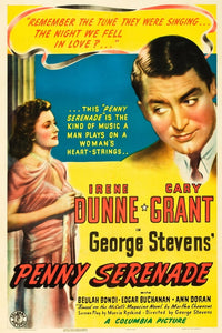 Penny Serenade movie masterprint poster featuring Irene Dunne and Cary Grant, 1941