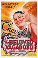 The Beloved Vagabond 1936 Movie Masterprint Poster featuring Maurice Chevalier and Margaret Lockwood.