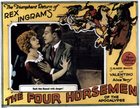 The Four Horsemen of the Apocalypse movie poster print featuring Alice Terry and Rudolph Valentino.