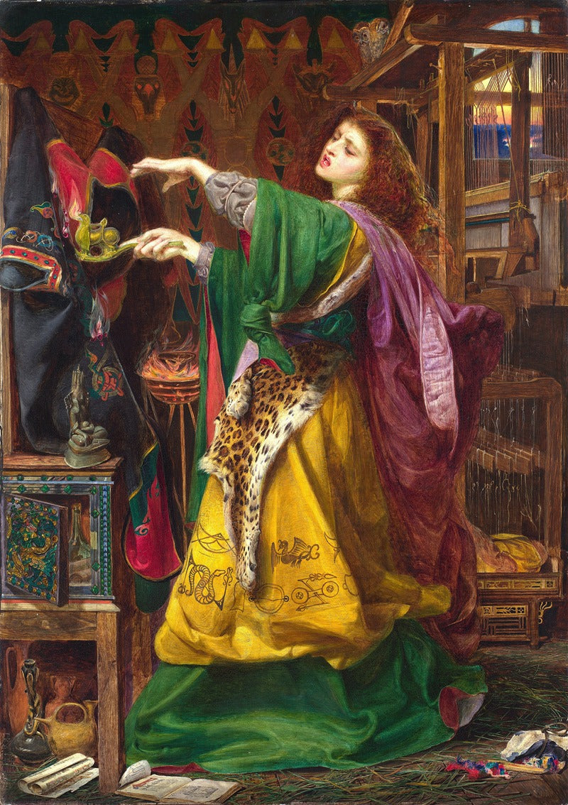 Morgan Le Fay Poster Print by Frederick Sandys - 18x24