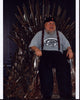 George R. R. Martin Sitting on the Iron Throne Photo Print