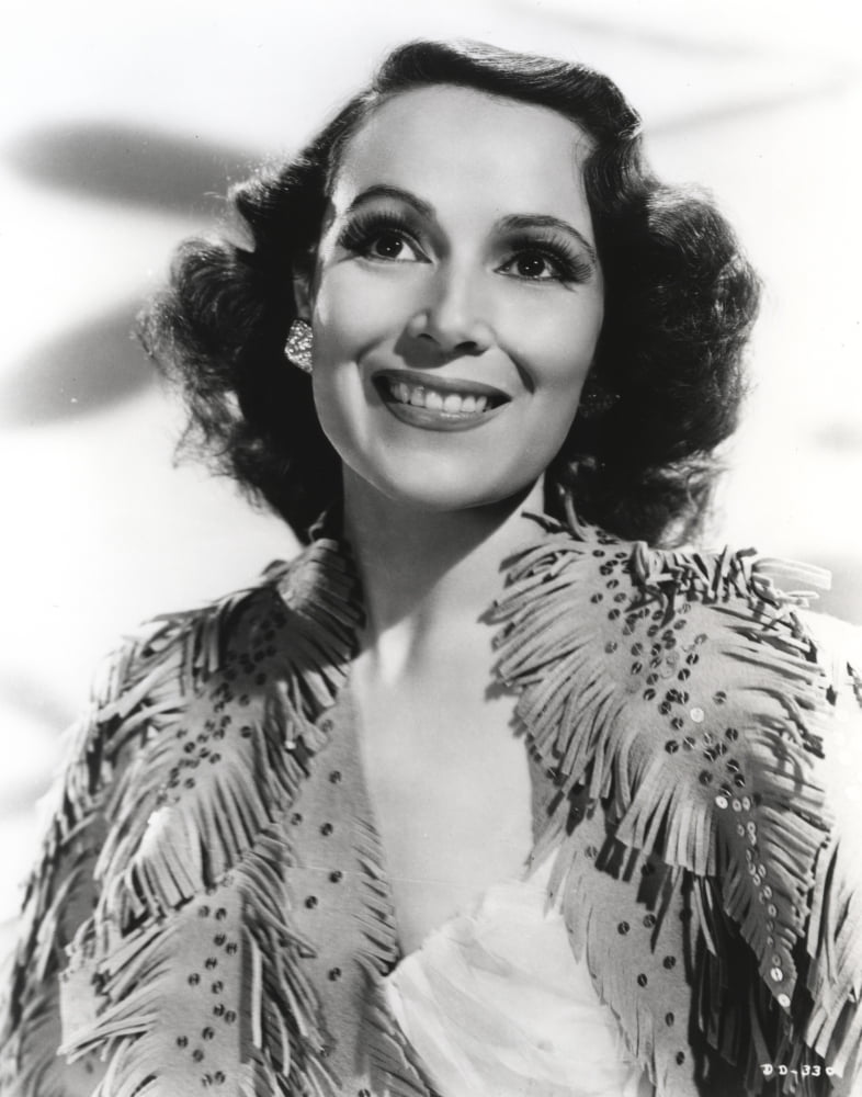 Dolores Del Rio black and white portrait photo print