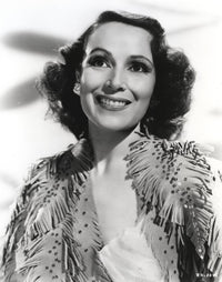 Dolores Del Rio black and white portrait photo print