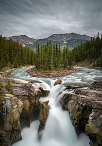 Sunwapta Falls photo print from Jasper National Park, Canada