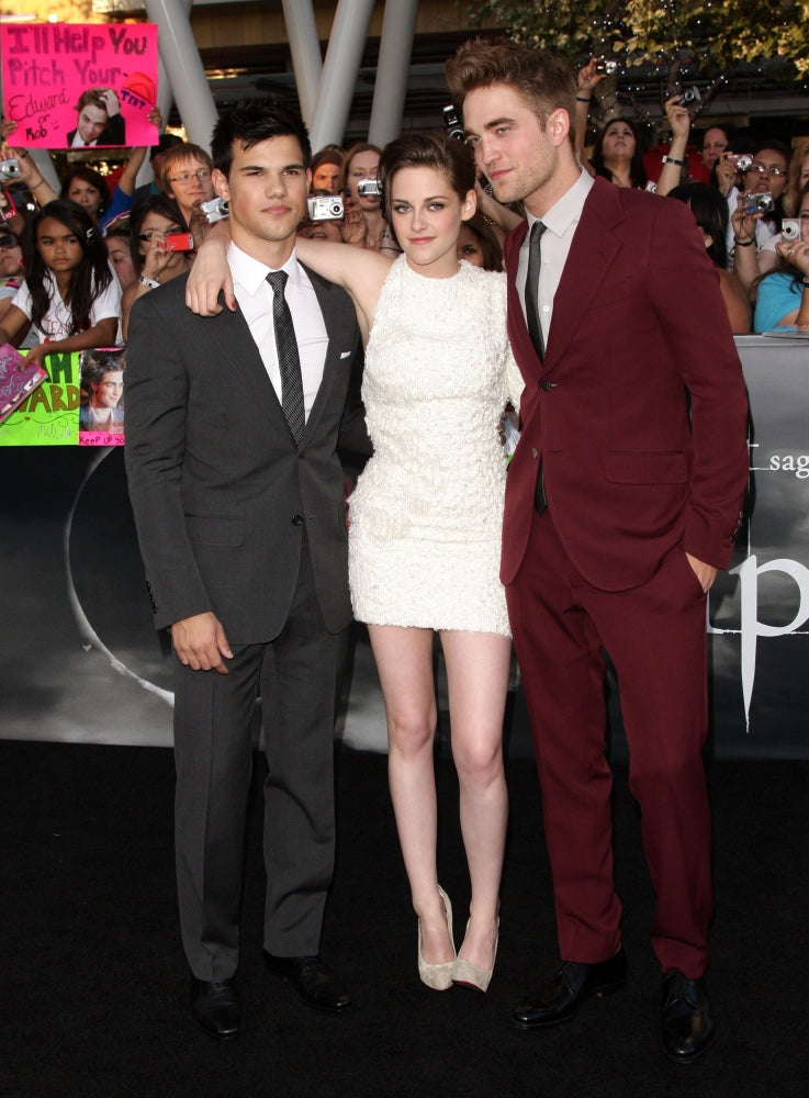 Twilight Saga Eclipse Premiere Photo Print featuring Taylor Lautner, Kristen Stewart, and Robert Pattinson