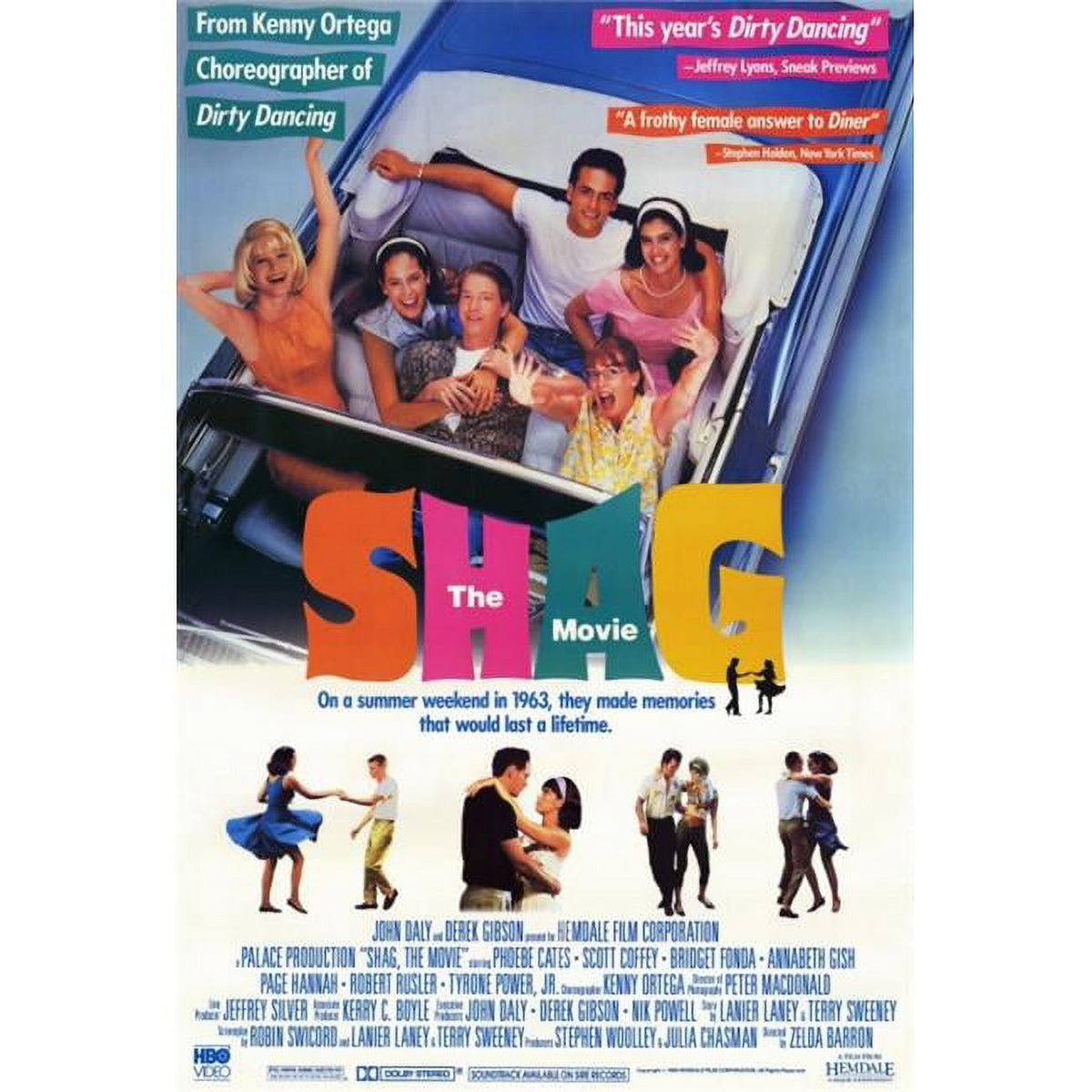 Shag: The Movie Poster Print - Retro 80s Film Decor