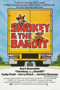 Smokey and the Bandit Movie Poster Print featuring Burt Reynolds and Jackie Gleason