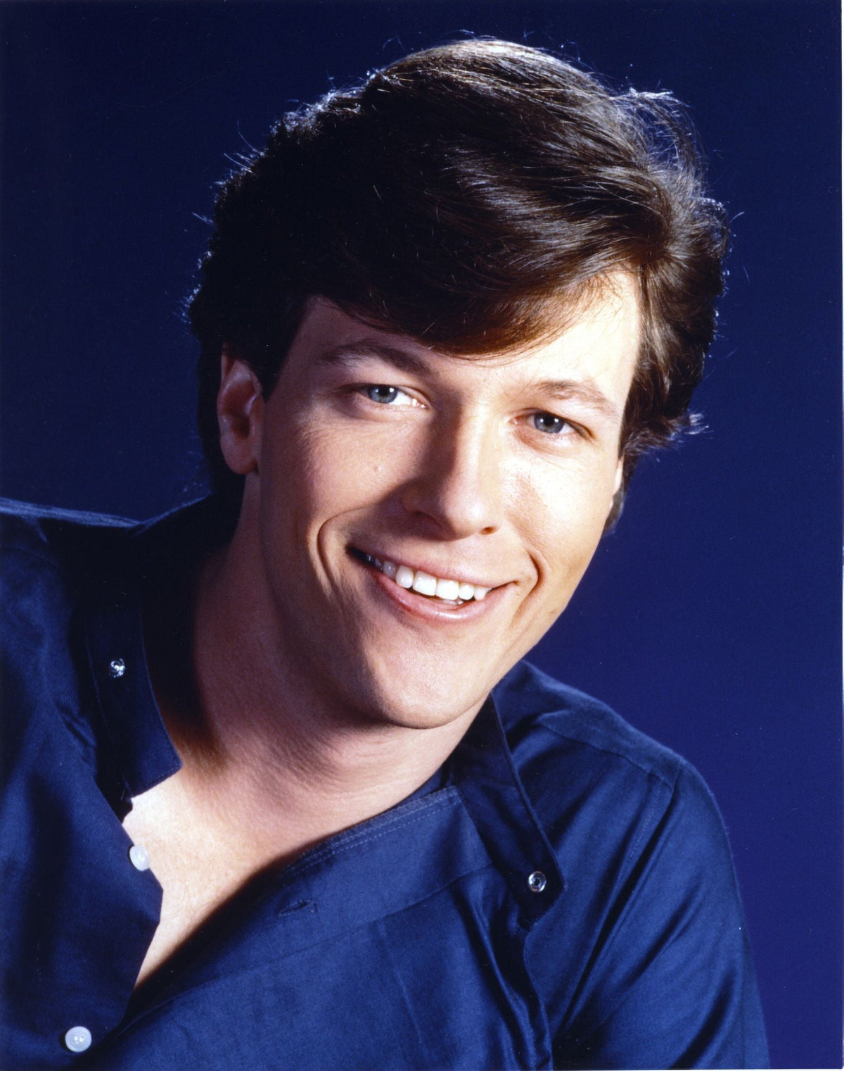 Jack Wagner portrait in blue polo photo print