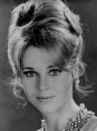 Jane Fonda iconic photo print, available in multiple sizes.