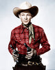 Roy Rogers vintage photo print from the 1940s, showcasing the iconic cowboy star.