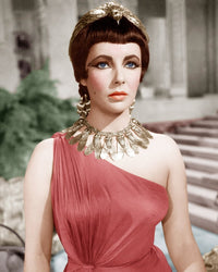 Elizabeth Taylor as Cleopatra photo print from the 1963 film.
