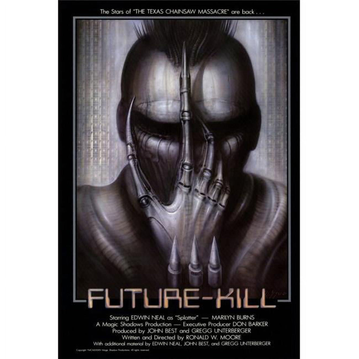 Future Kill Movie Poster Print - 27x40 size showcasing a dystopian theme.
