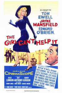 The Girl Can't Help It movie poster print featuring vibrant classic cinema artwork.