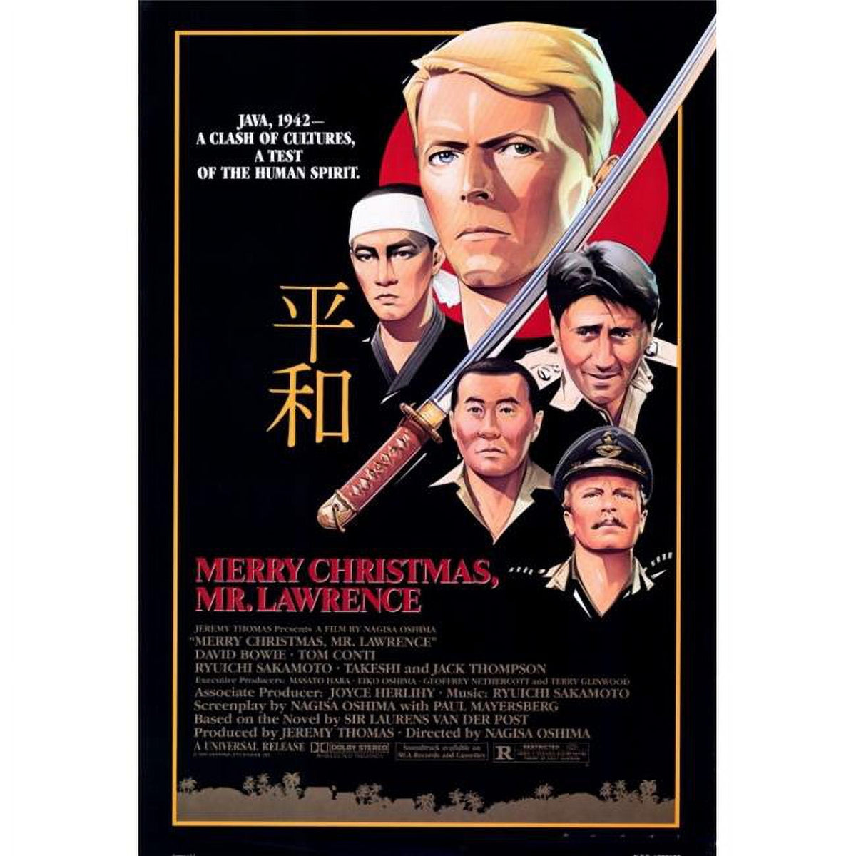 Merry Christmas Mr. Lawrence Movie Poster Print 27x40