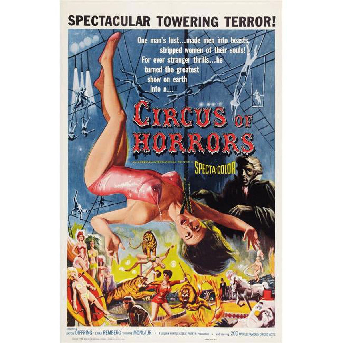 Circus of Horrors 1960 movie masterprint poster print